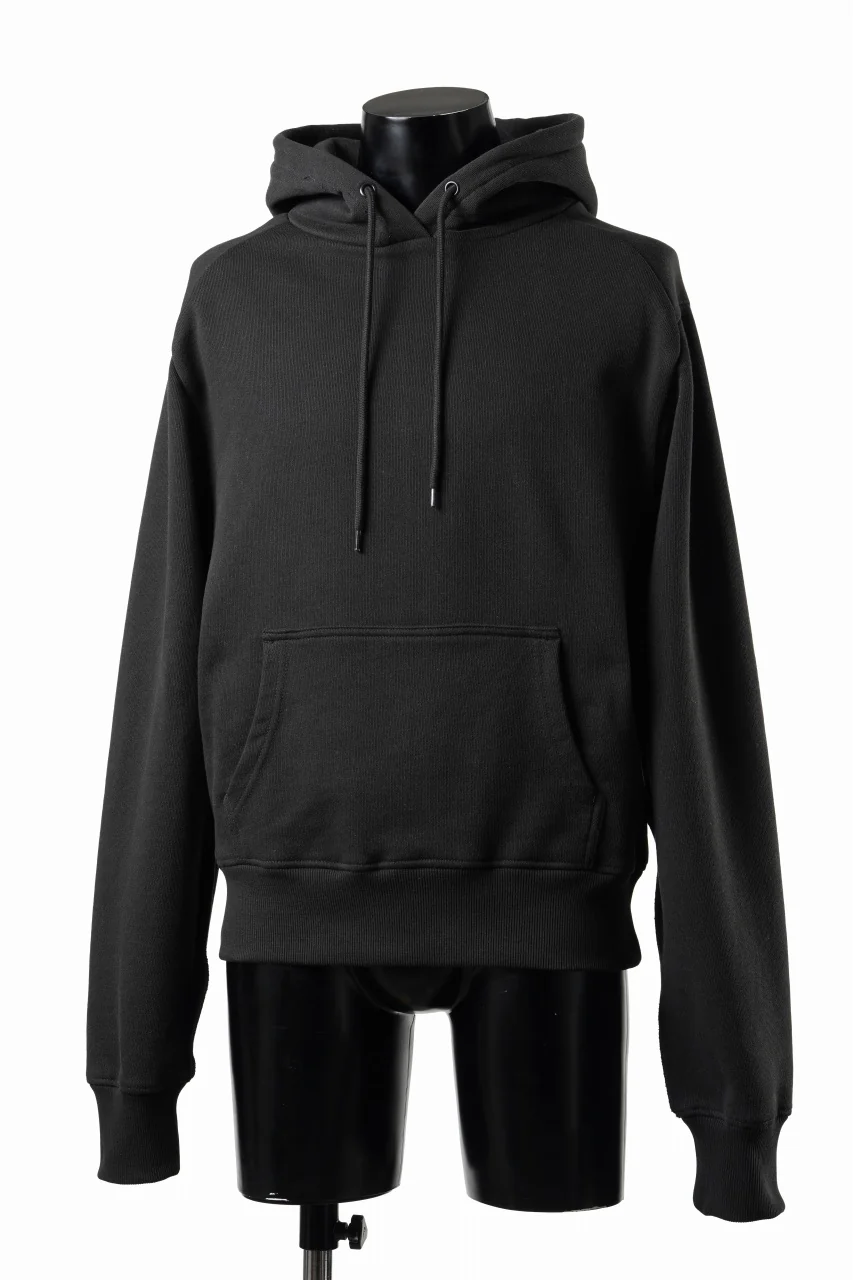 entire studios STANDARD HOOD SWEAT PARKA (BLACK) - Image 4