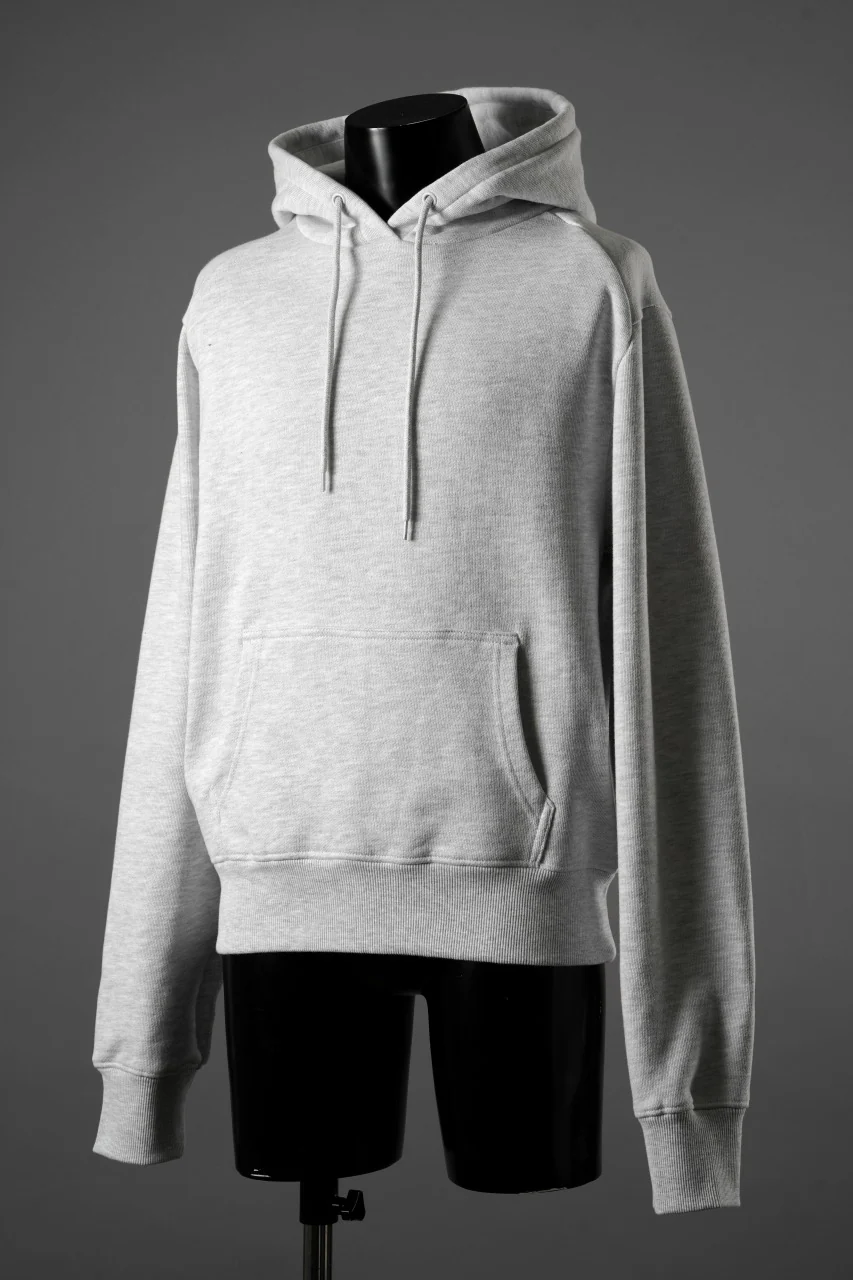 entire studios STANDARD HOOD SWEAT PARKA (HEATHER GREY) - Image 4