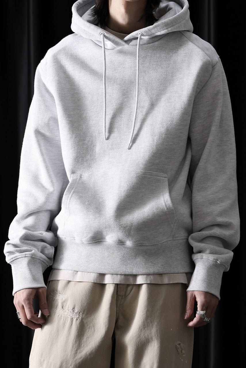 entire studios STANDARD HOOD SWEAT PARKA (HEATHER GREY) - Image 8