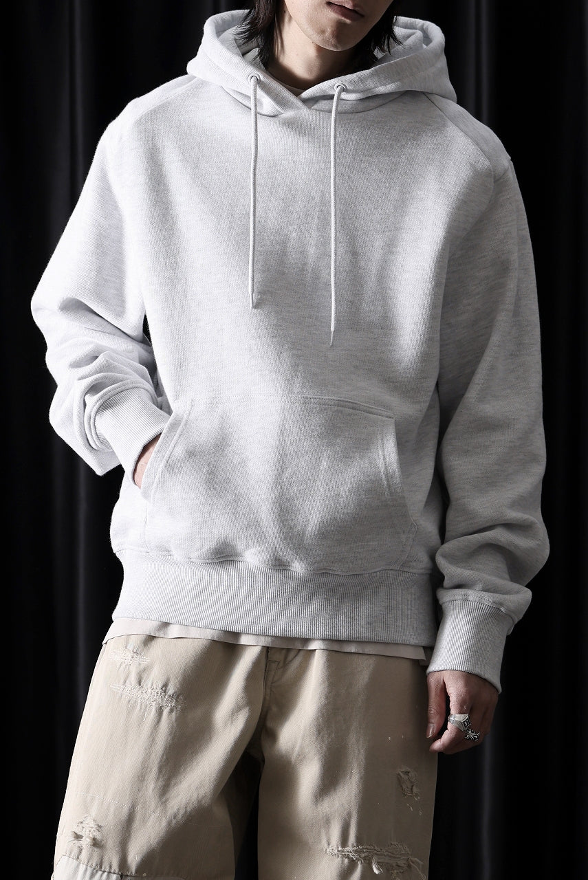 entire studios STANDARD HOOD SWEAT PARKA (HEATHER GREY) - Image 9