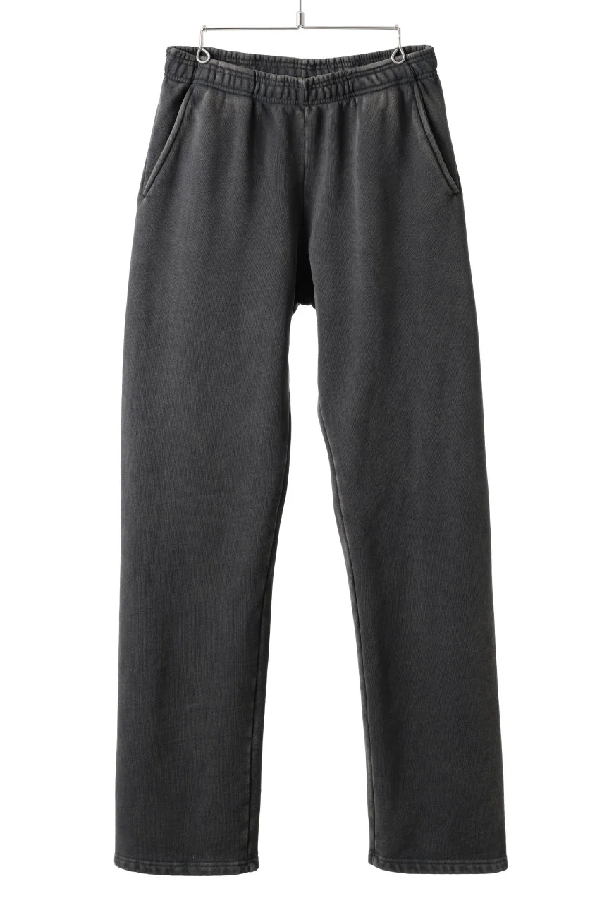 entire studios STRAIGHT LEG SWEAT PANTS (WASHED BLACK)
