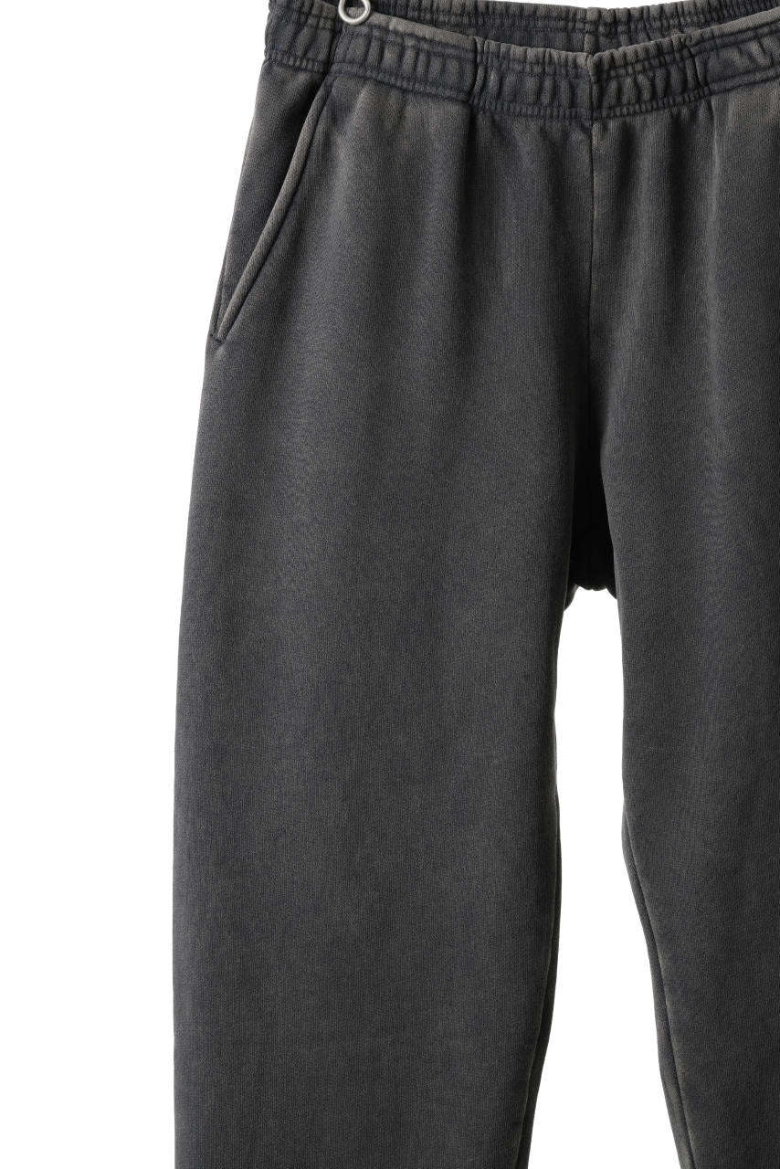 entire studios STRAIGHT LEG SWEAT PANTS (WASHED BLACK) - Image 4