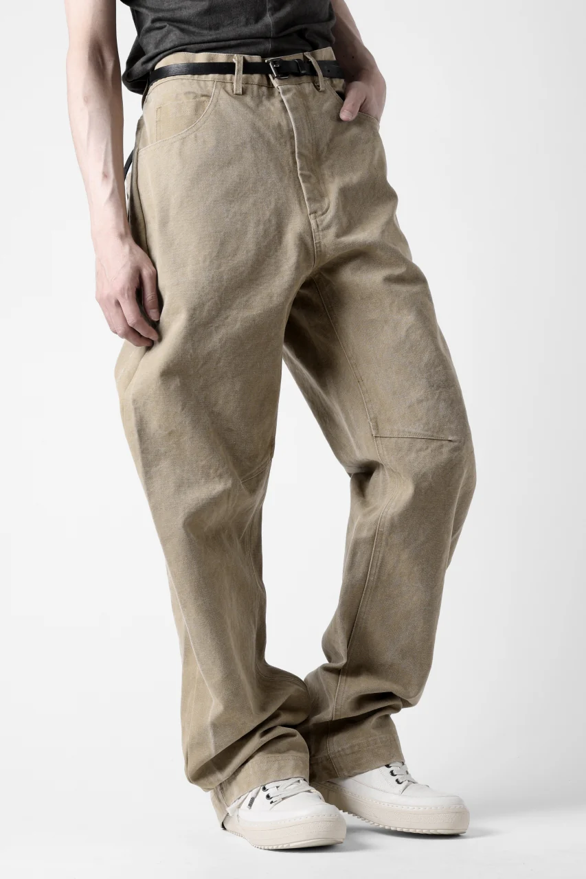 entire studios TASK TROUSERS / 16.0oz COTTON CANVAS (DUST) - Image 5