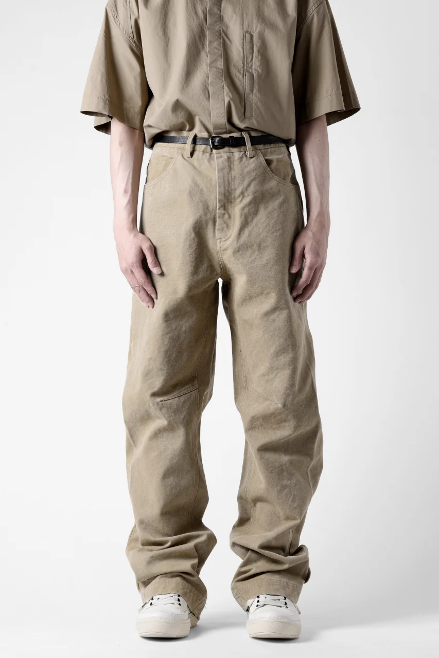 entire studios TASK TROUSERS / 16.0oz COTTON CANVAS (DUST) - Image 7