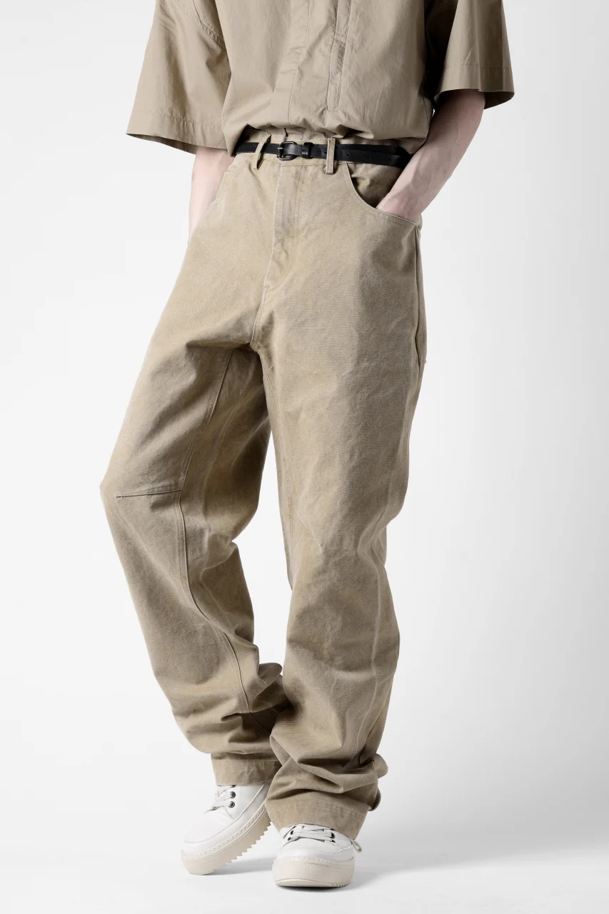 entire studios TASK TROUSERS / 16.0oz COTTON CANVAS (DUST) - Image 9