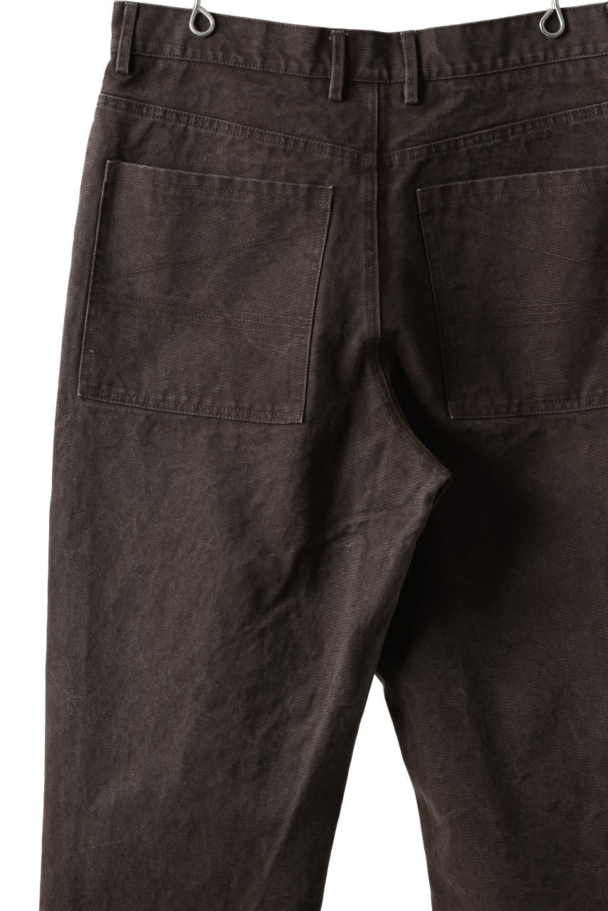 entire studios TASK TROUSERS / 16.0oz COTTON CANVAS (MILITARY MUD) - Image 10