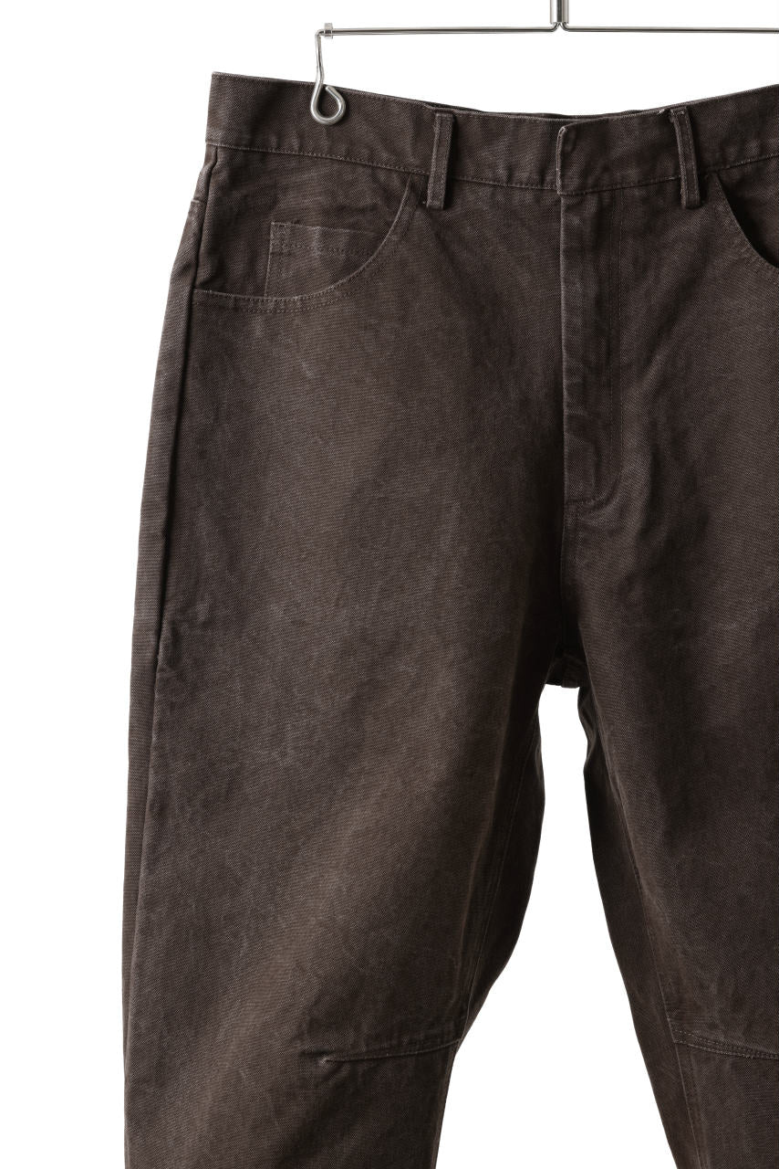 entire studios TASK TROUSERS / 16.0oz COTTON CANVAS (MILITARY MUD) - Image 4