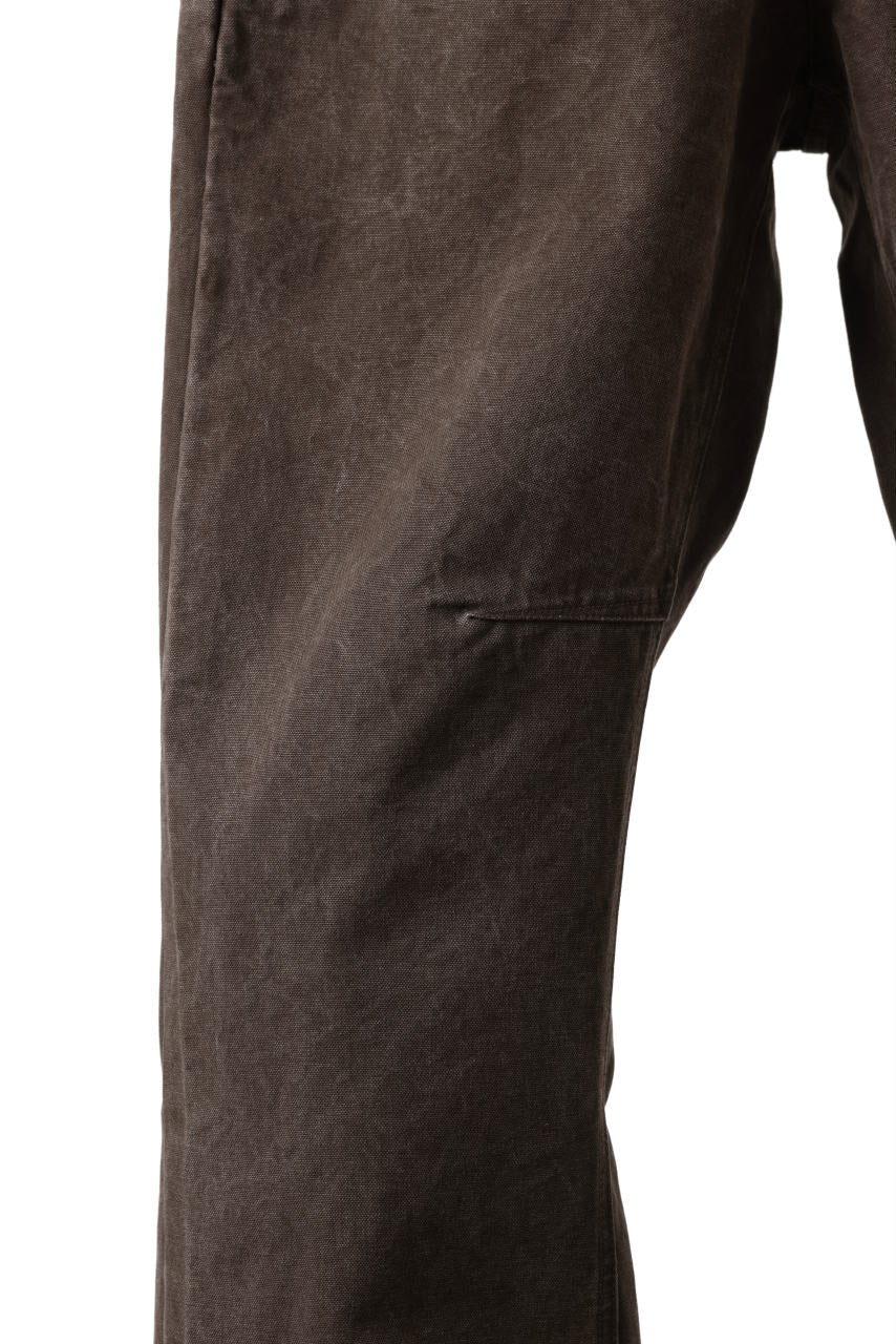 entire studios TASK TROUSERS / 16.0oz COTTON CANVAS (MILITARY MUD) - Image 7
