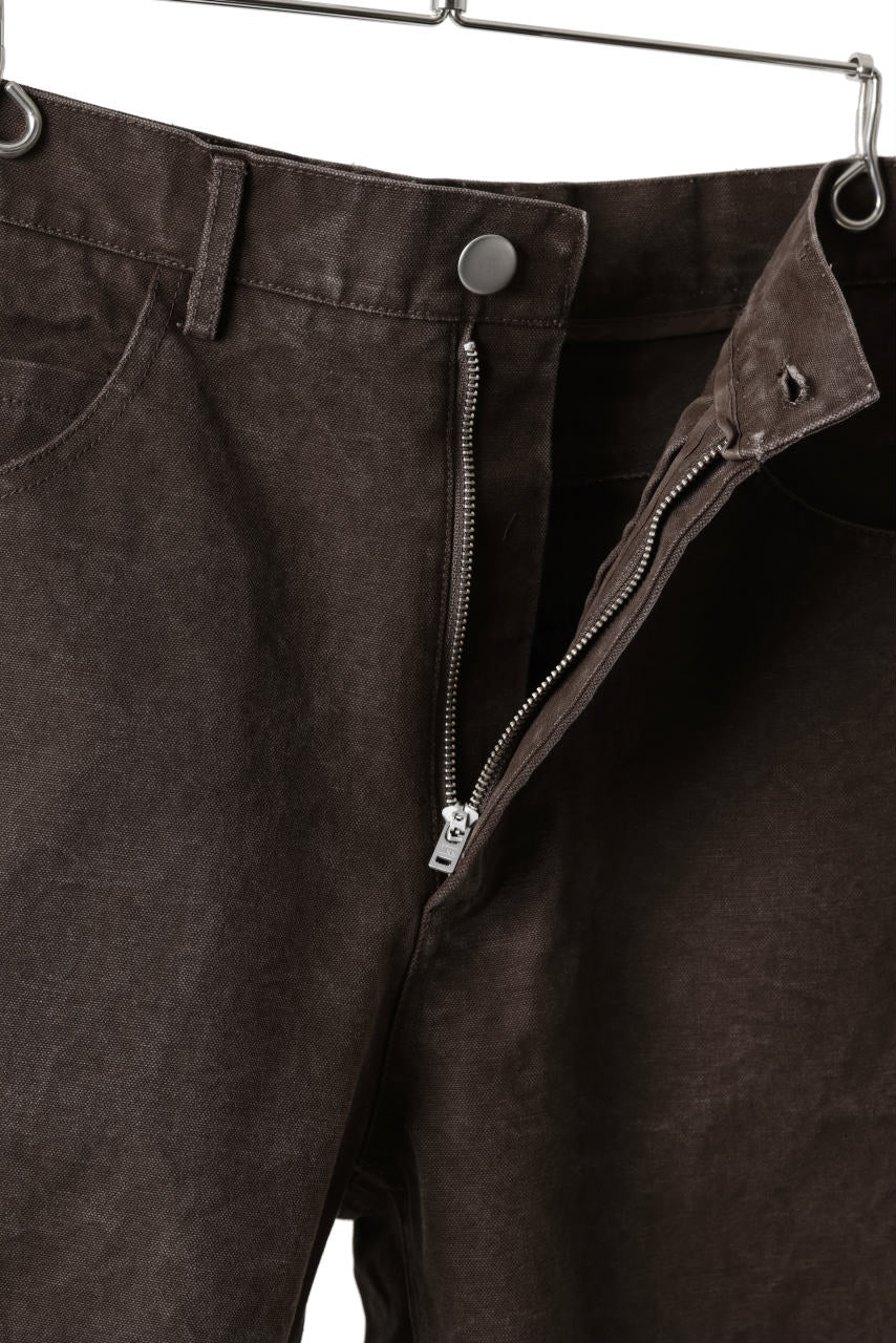 entire studios TASK TROUSERS / 16.0oz COTTON CANVAS (MILITARY MUD) - Image 9
