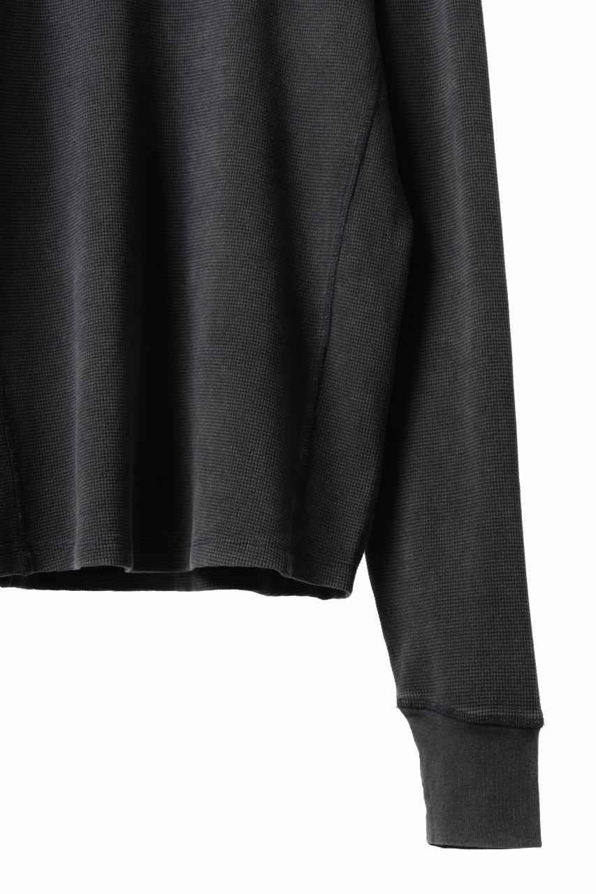 entire studios THERMAL LONG SLEEVE TEE (WASHED BLACK) - Image 5