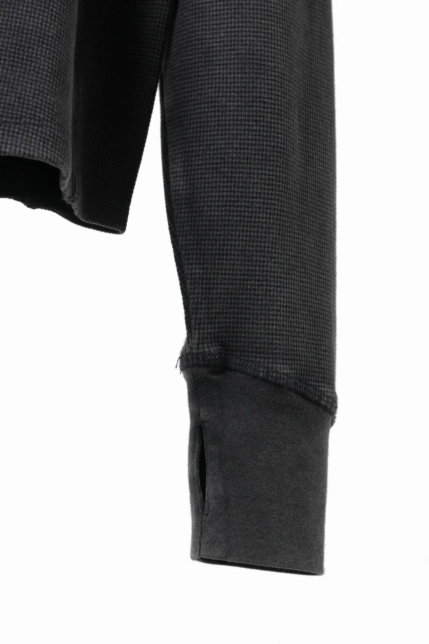 entire studios THERMAL LONG SLEEVE TEE (WASHED BLACK) - Image 6