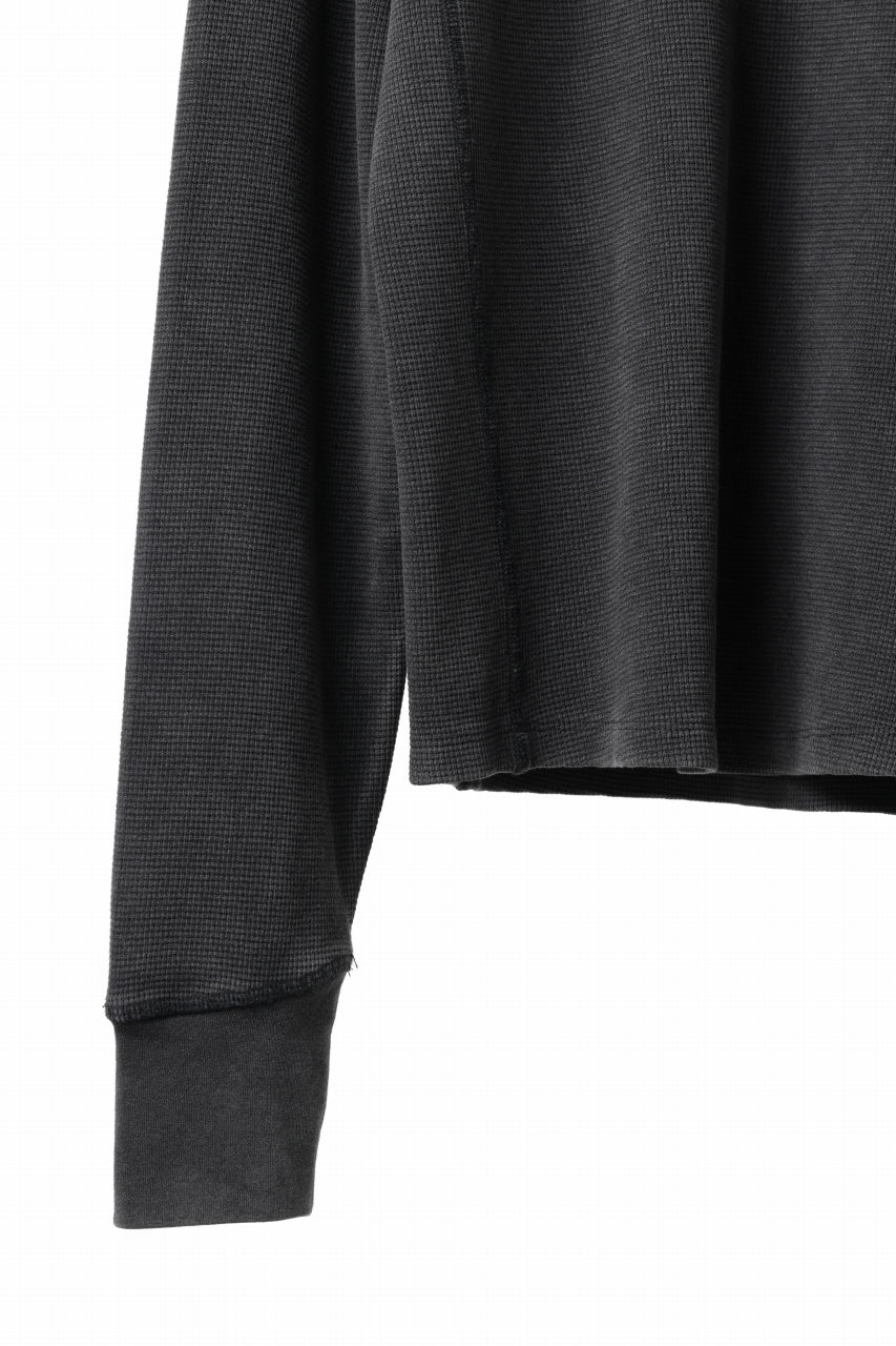 entire studios THERMAL LONG SLEEVE TEE (WASHED BLACK) - Image 7
