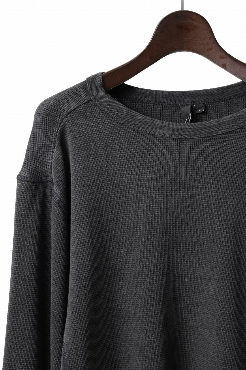 entire studios THERMAL LONG SLEEVE TEE (WASHED BLACK) - Image 8