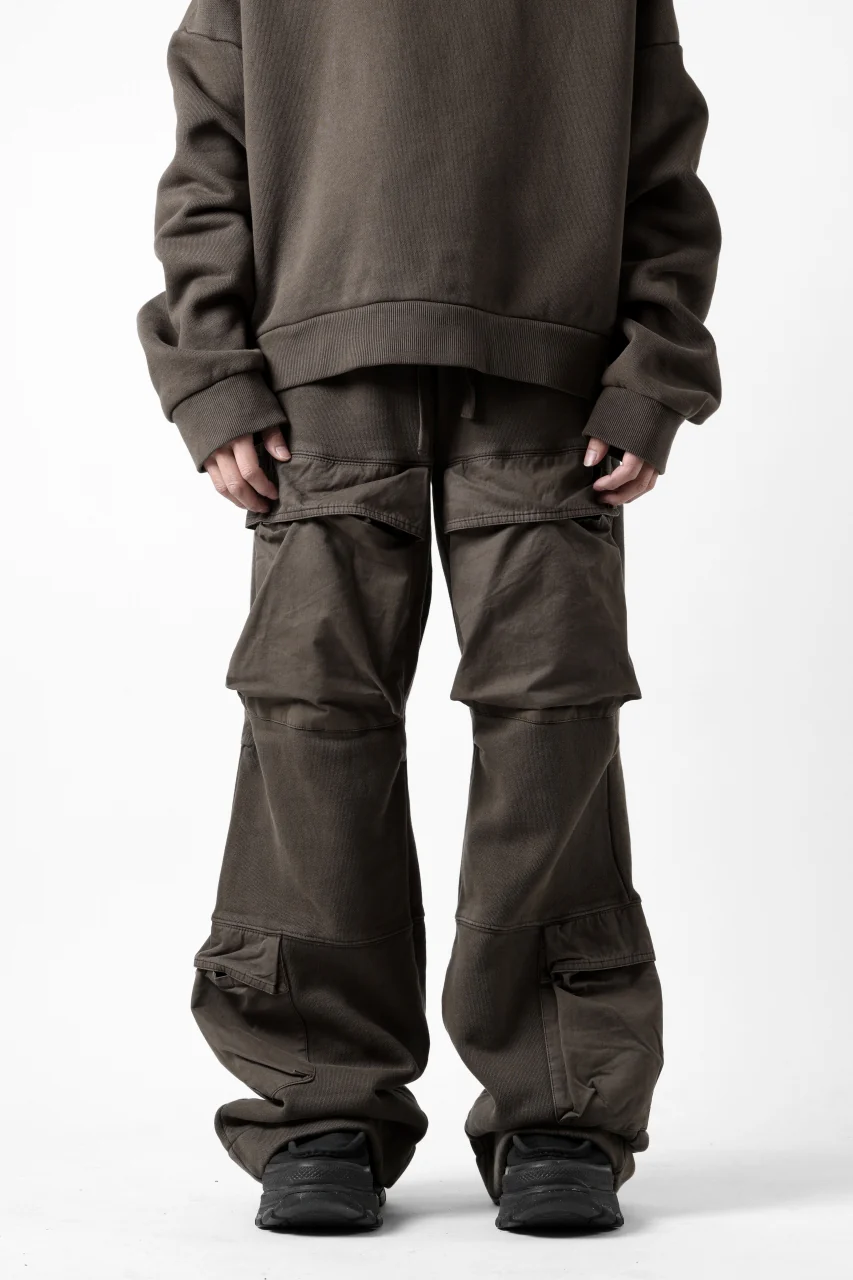 entire studios UTILITY CARGO SWEAT PANTS (BRUNETTE) - Image 3