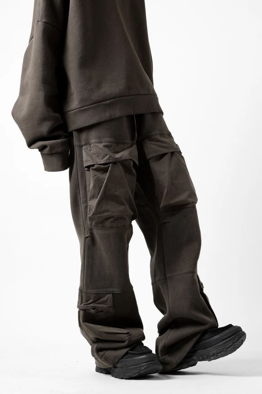 entire studios UTILITY CARGO SWEAT PANTS (BRUNETTE) - Image 4