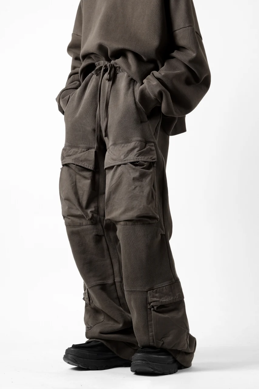 entire studios UTILITY CARGO SWEAT PANTS (BRUNETTE) - Image 5
