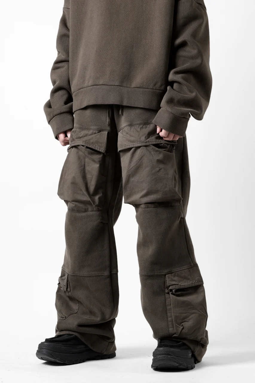 entire studios UTILITY CARGO SWEAT PANTS (BRUNETTE) - Image 8