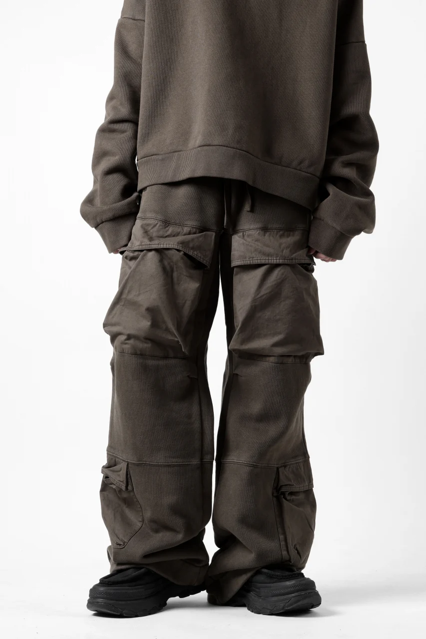 entire studios UTILITY CARGO SWEAT PANTS (BRUNETTE) - Image 9