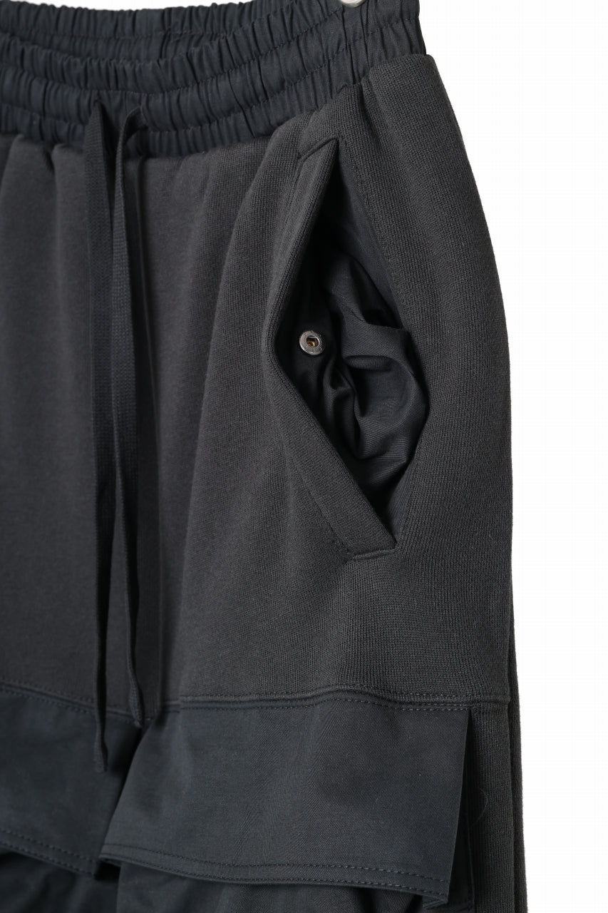 entire studios UTILITY CARGO SWEAT PANTS (SOOT) - Image 7