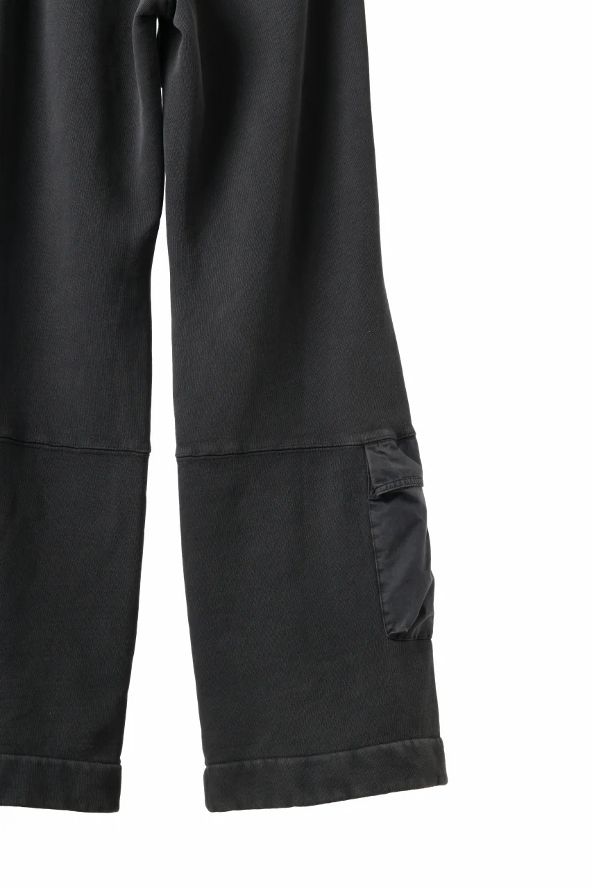 entire studios UTILITY CARGO SWEAT PANTS (WASHED BLACK) - Image 11
