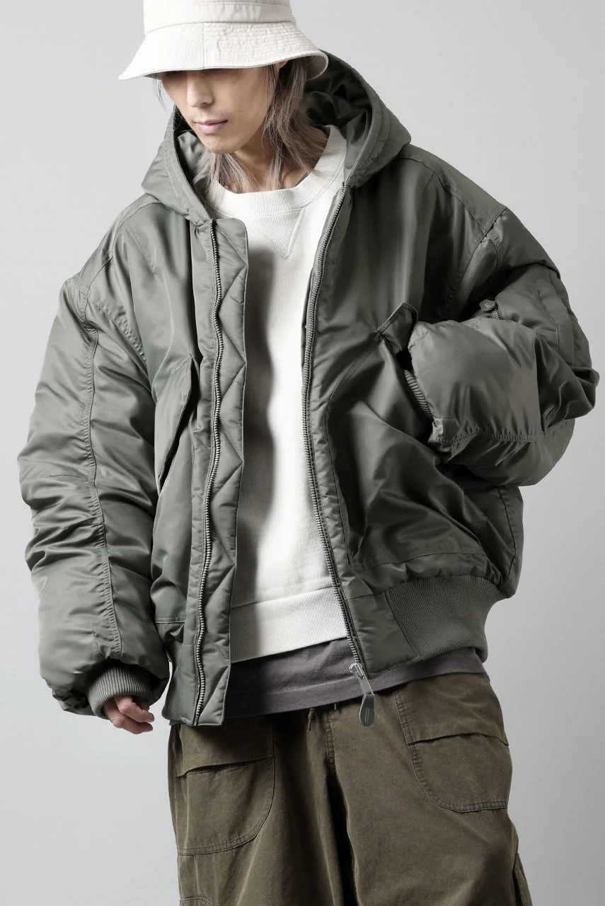 entire studios XB-70 BOMBER PADDED JACKET (SWAMP) - Image 16