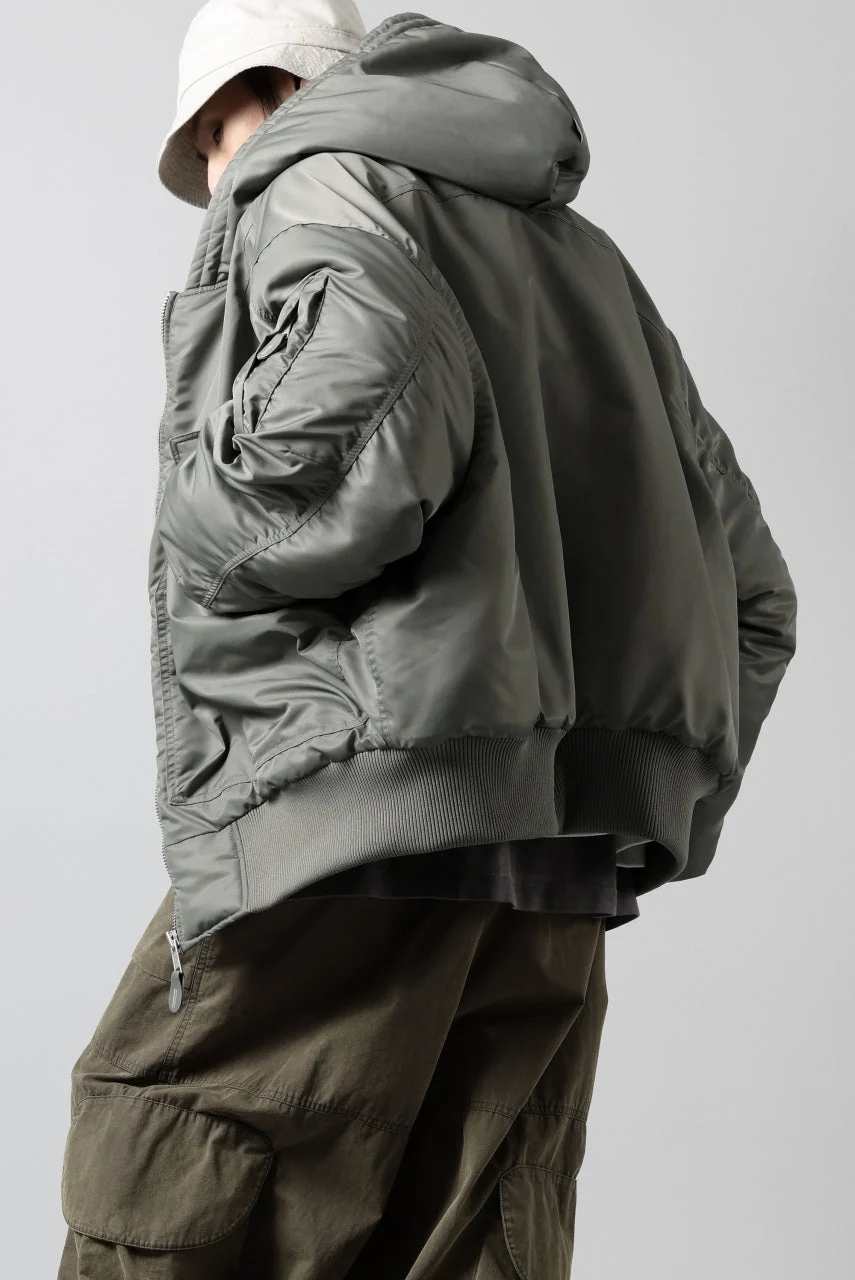 entire studios XB-70 BOMBER PADDED JACKET (SWAMP) - Image 17