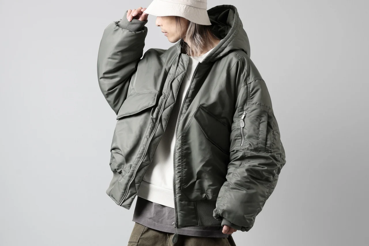 entire studios XB-70 BOMBER PADDED JACKET (SWAMP) - Image 24