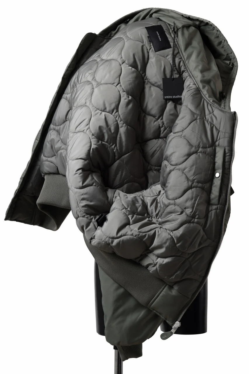 entire studios XB-70 BOMBER PADDED JACKET (SWAMP) - Image 6
