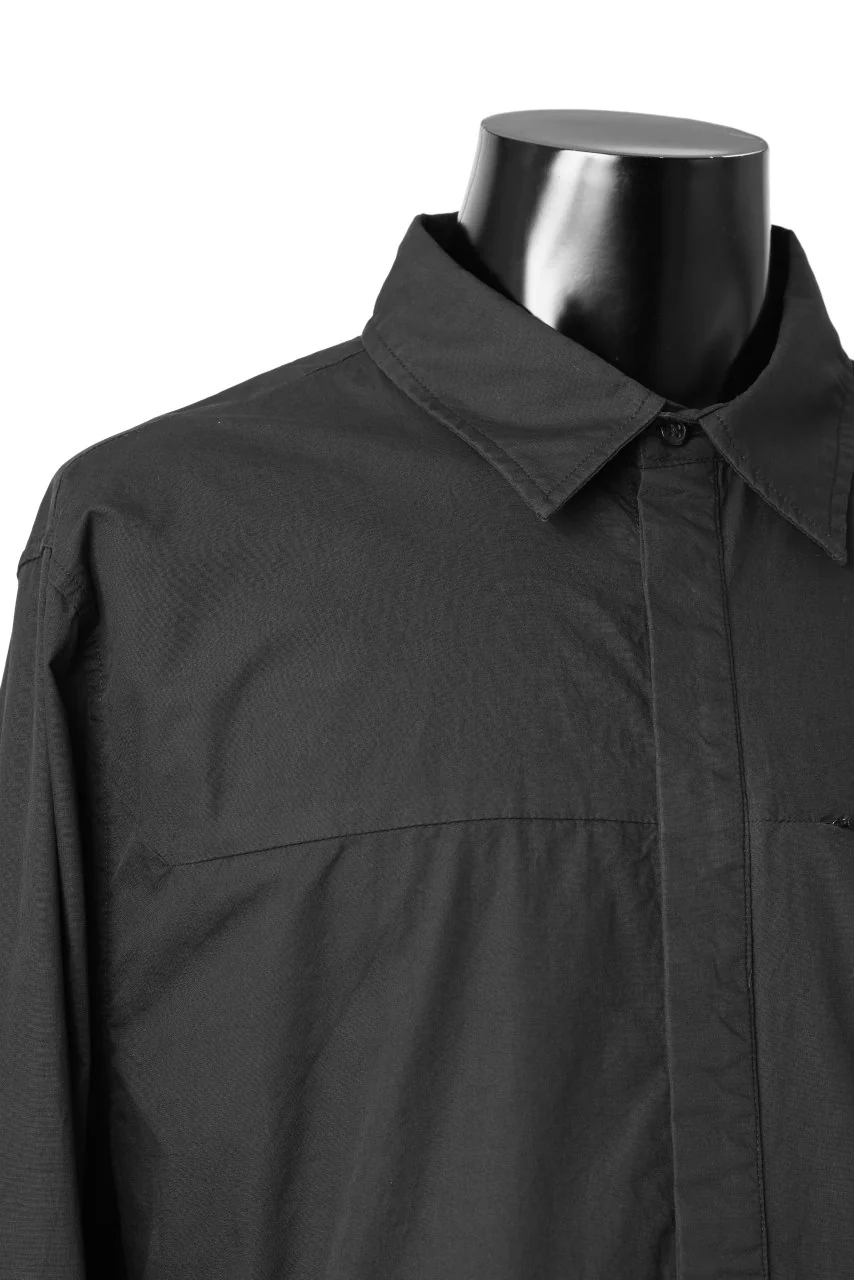 entire studios ZIP POCKET LONG SLEEVE SHIRT (POLLUTION) - Image 9