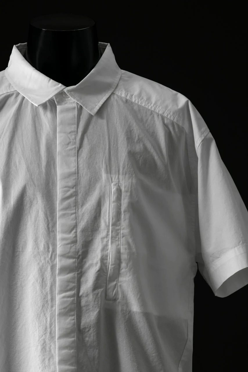 entire studios ZIP POCKET SHORT SLEEVE SHIRT (MILK) - Image 6