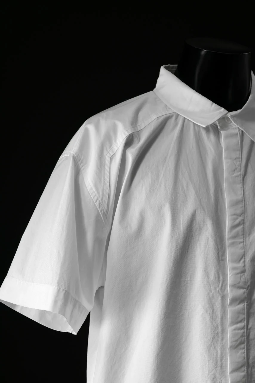entire studios ZIP POCKET SHORT SLEEVE SHIRT (MILK) - Image 7