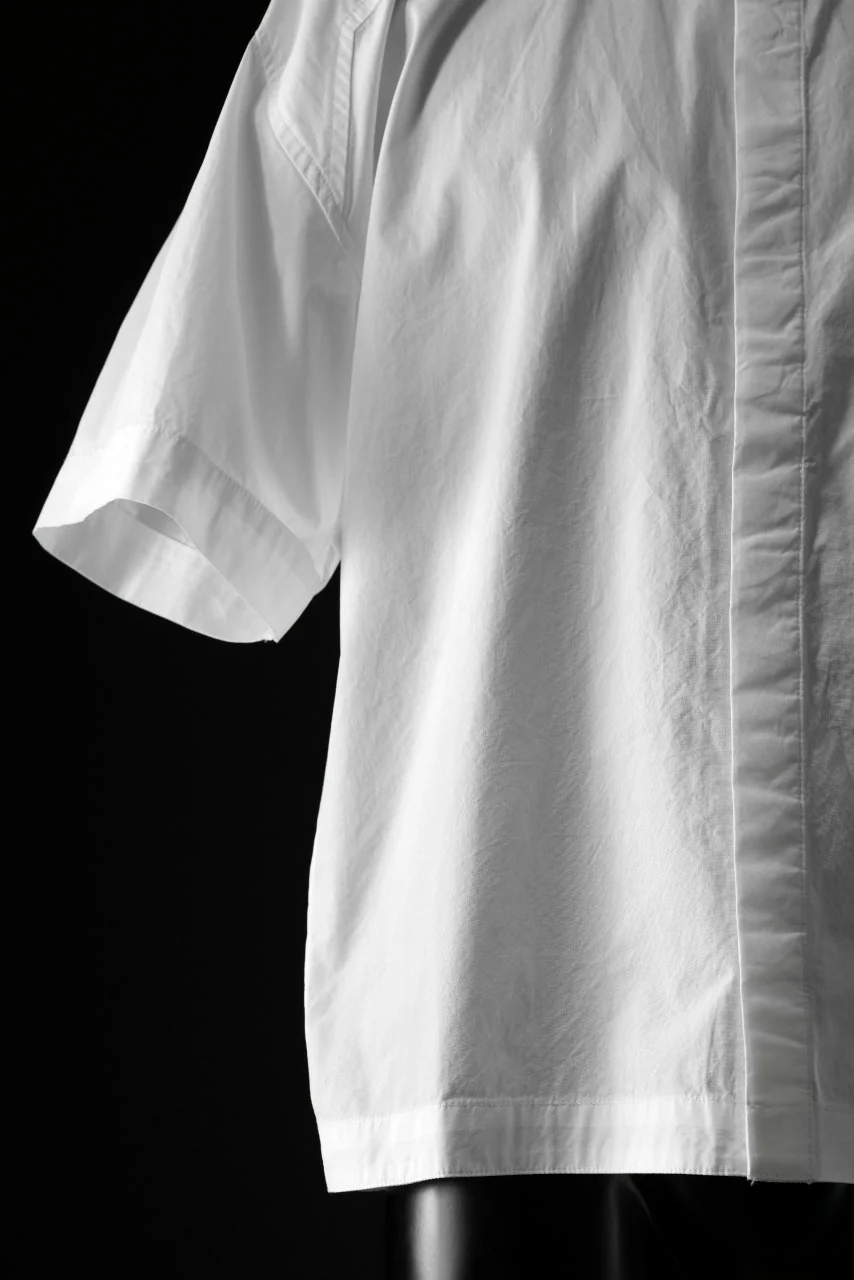entire studios ZIP POCKET SHORT SLEEVE SHIRT (MILK) - Image 8