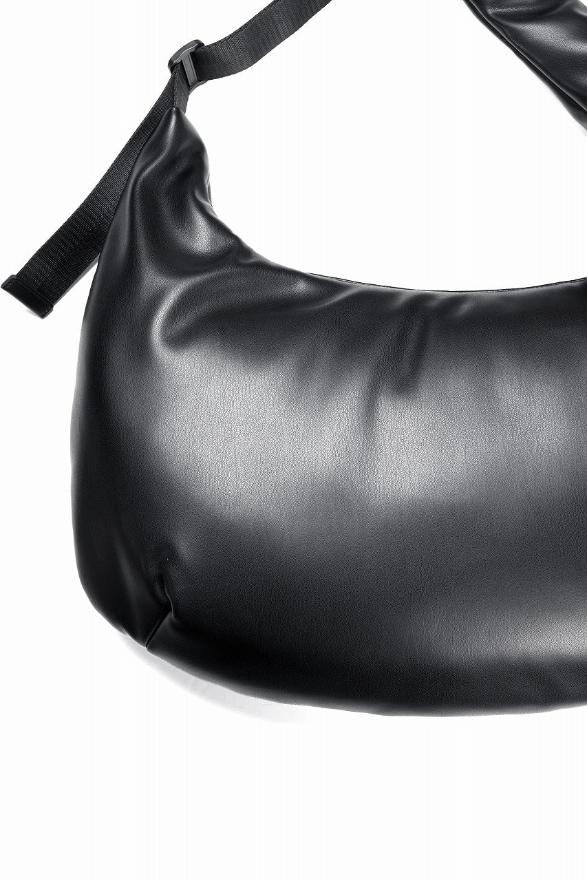 F/CE. BIG SHOULDER TOTE / TECH LEATHER (BLACK) - Image 8