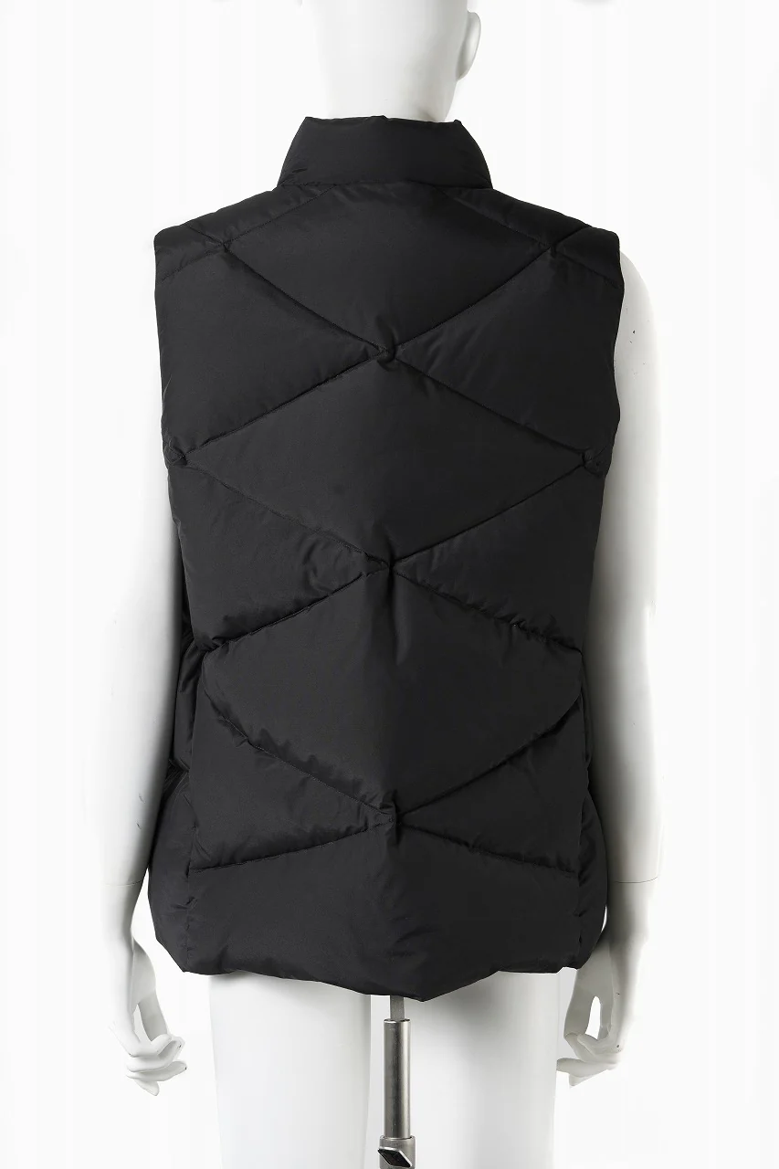 F/CE. DIA-STITCH DOWN VEST (BLACK) - Image 2