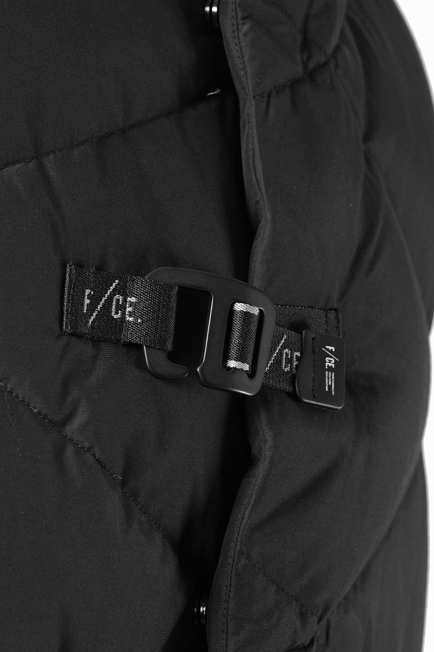 F/CE. DIA-STITCH DOWN VEST (BLACK) - Image 6