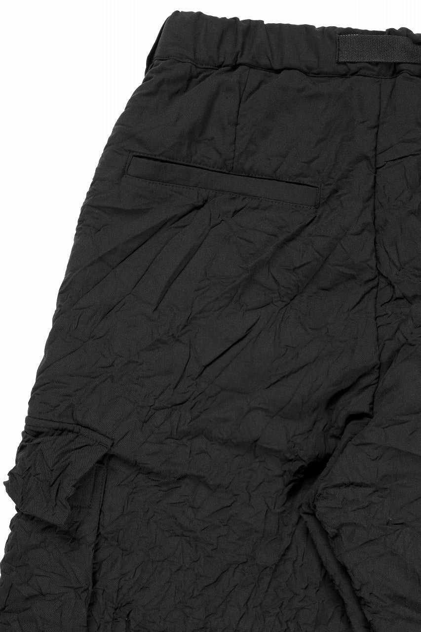 F/CE. INFINITY CREASE PRIMALOFT CARGO TROUSERS (BLACK) - Image 13