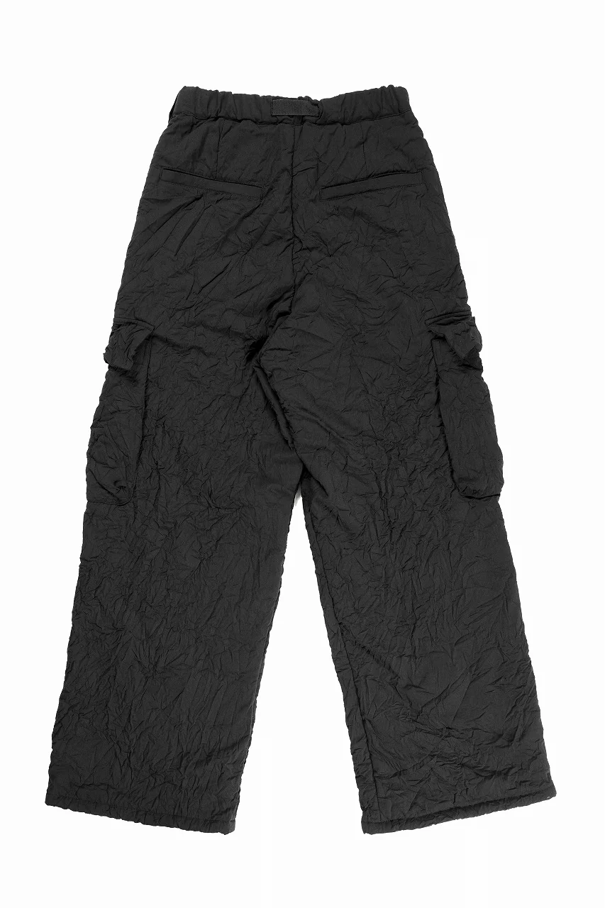 F/CE. INFINITY CREASE PRIMALOFT CARGO TROUSERS (BLACK) - Image 2