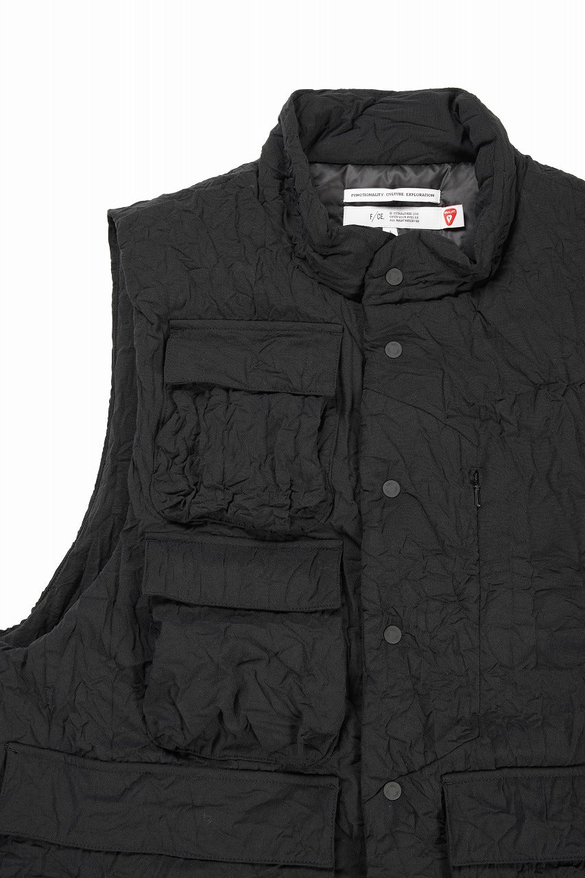 F/CE. INFINITY CREASE PRIMALOFT VEST (BLACK) - Image 5