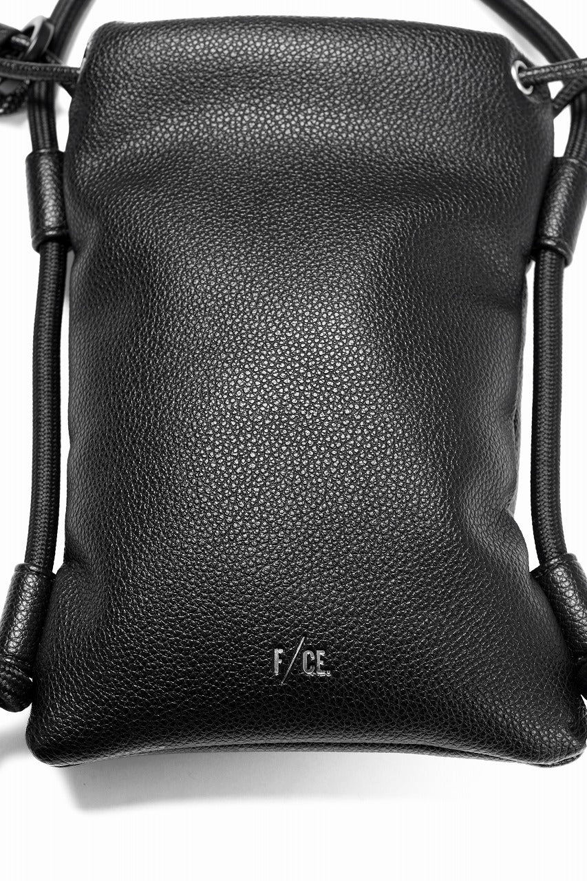 F/CE. MAP POCHETTE / TECH LEATHER (BLACK) - Image 5