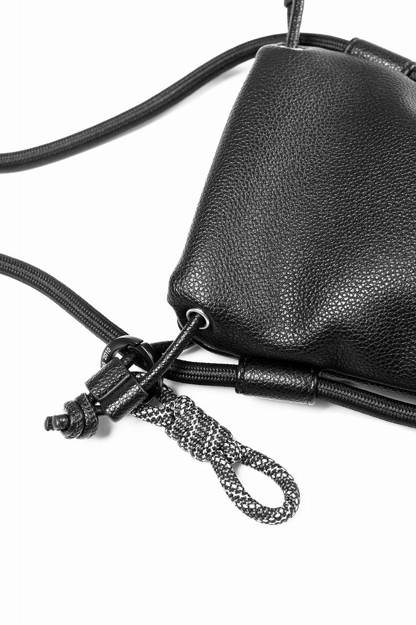 F/CE. MAP POCHETTE / TECH LEATHER (BLACK) - Image 8