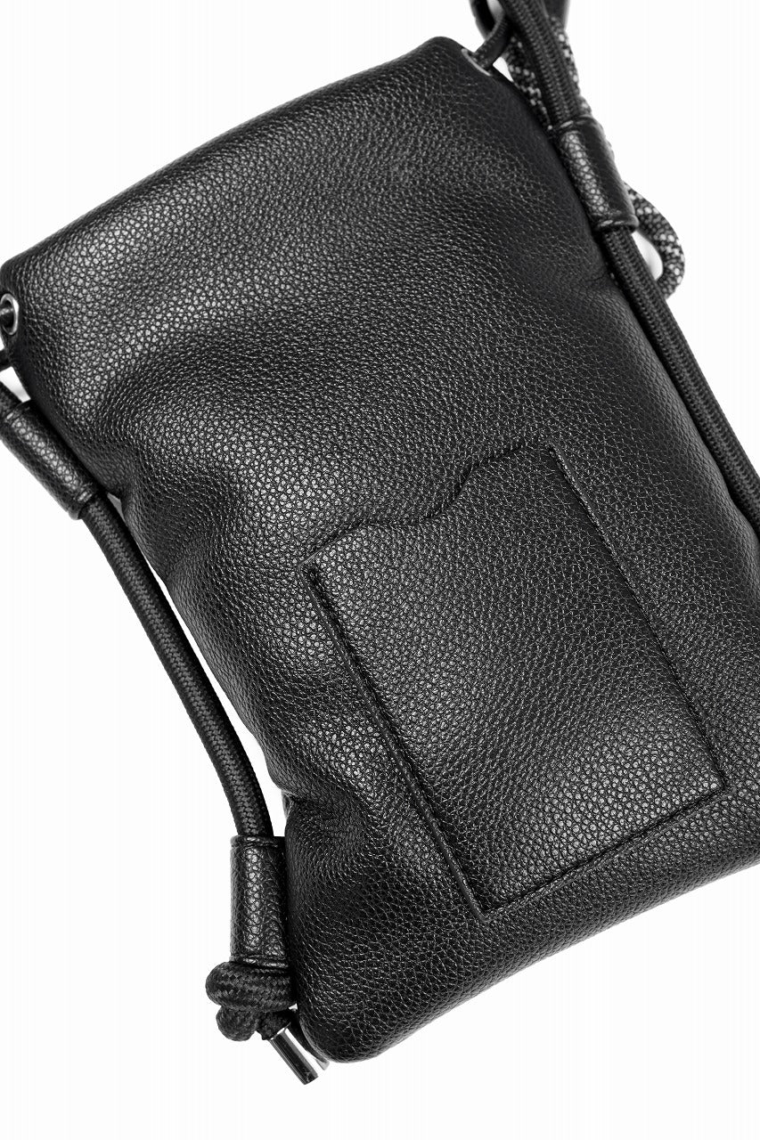 F/CE. MAP POCHETTE / TECH LEATHER (BLACK) - Image 9