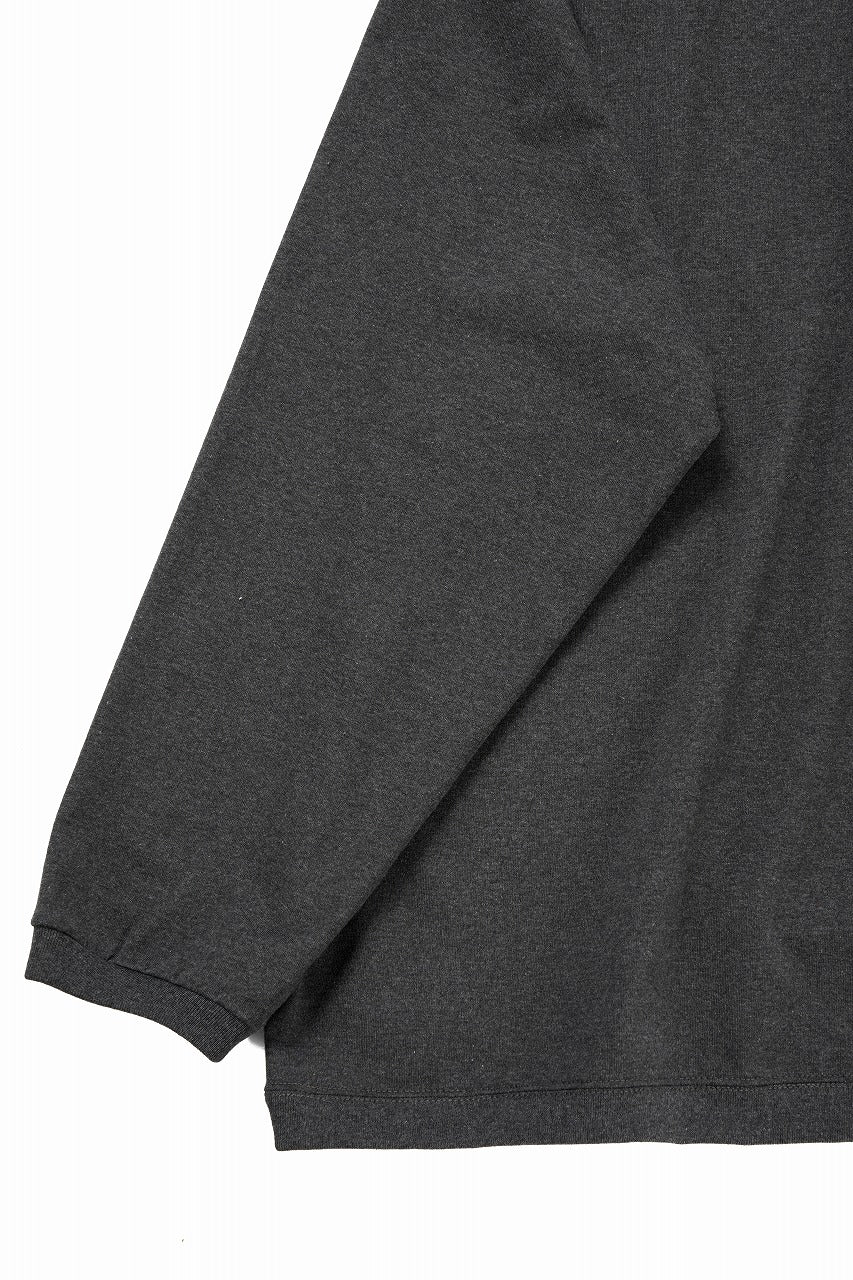 F/CE. RE LOGO LONG SLEEVE T (CHARCOAL) - Image 9