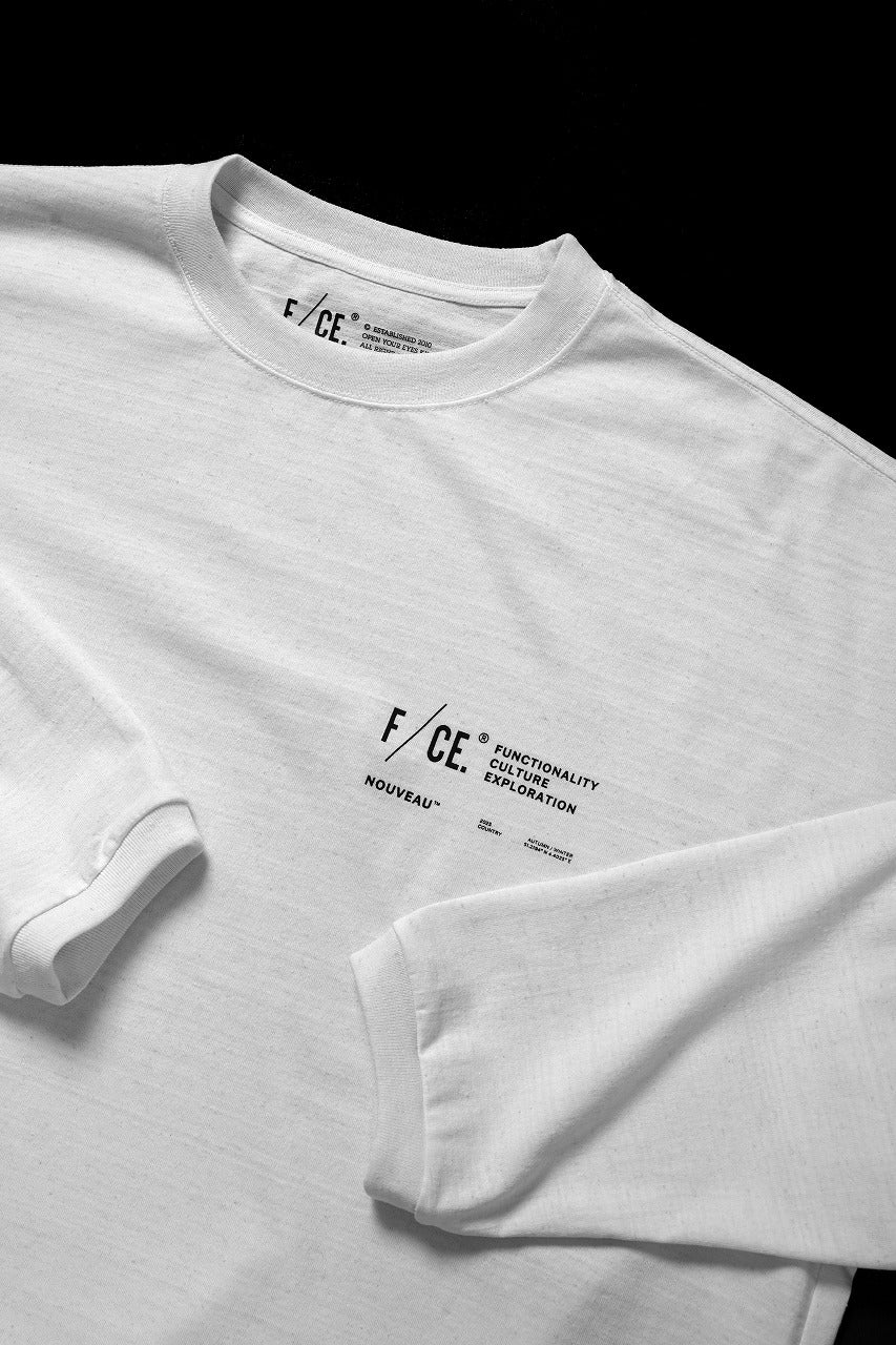 F/CE. RE LOGO LONG SLEEVE T (WHITE) - Image 3