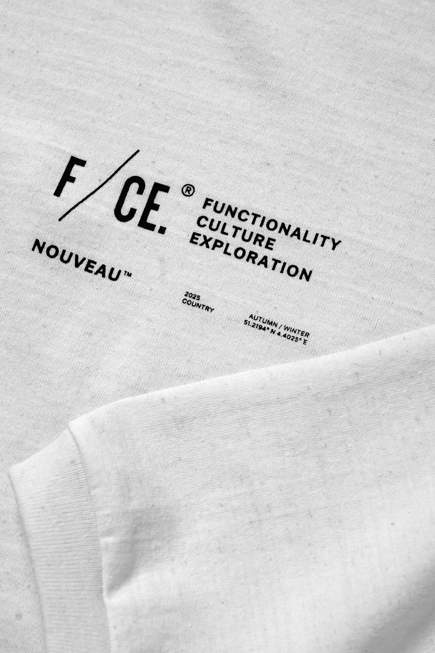 F/CE. RE LOGO LONG SLEEVE T (WHITE) - Image 4