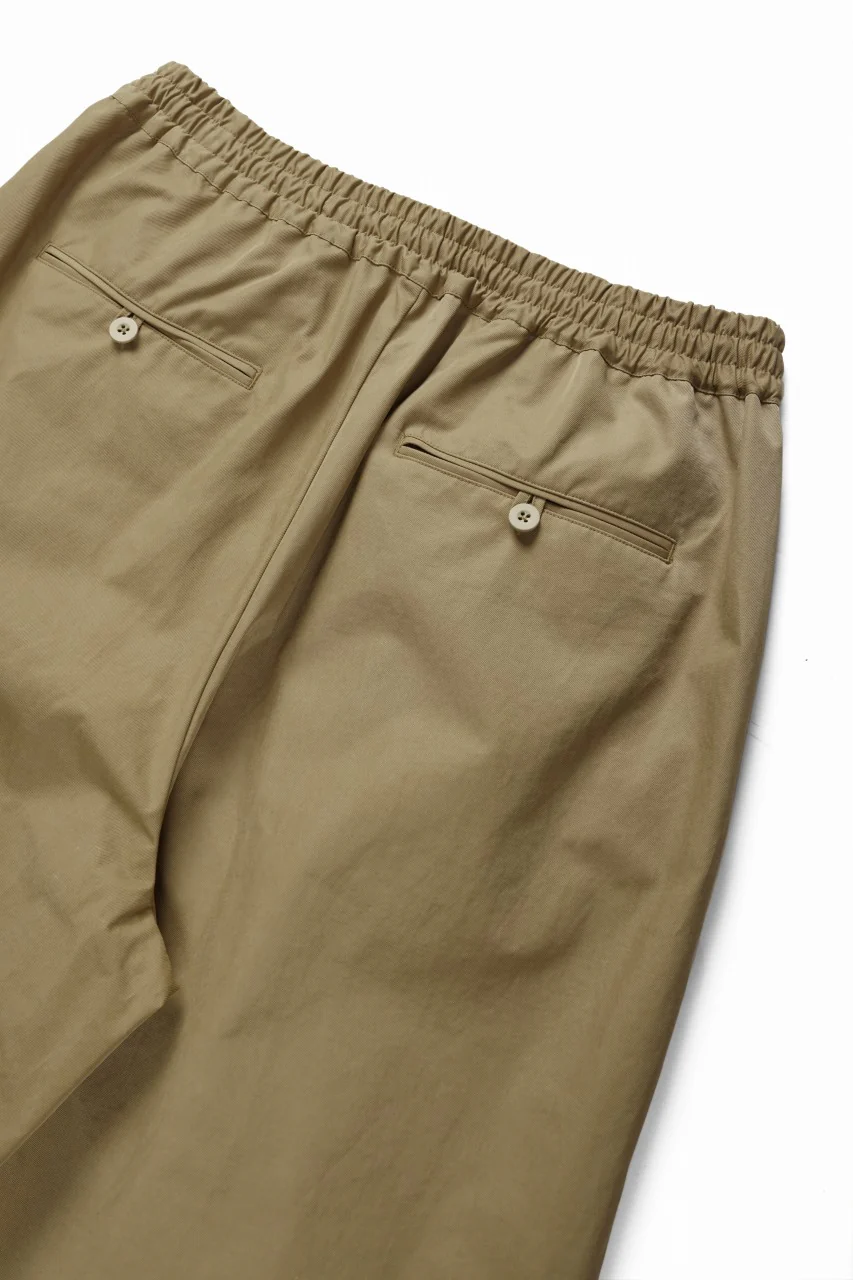 F/CE. TECH KERSEY WIDE DRAPE TROUSER (BEIGE) - Image 10