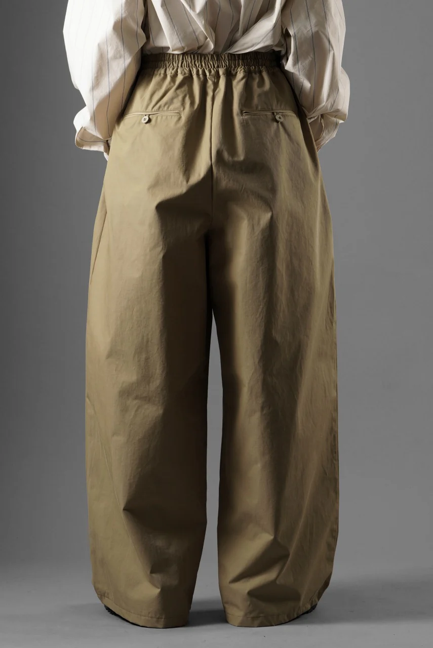 F/CE. TECH KERSEY WIDE DRAPE TROUSER (BEIGE) - Image 11