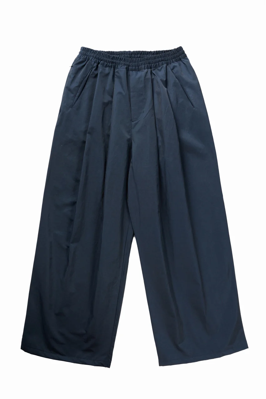 F/CE. TECH KERSEY WIDE DRAPE TROUSER (NAVY) - Image 2