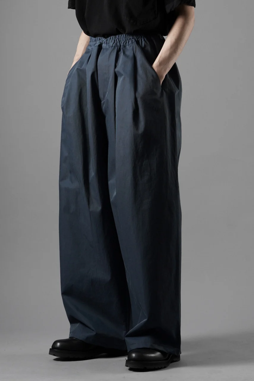 F/CE. TECH KERSEY WIDE DRAPE TROUSER (NAVY) - Image 3