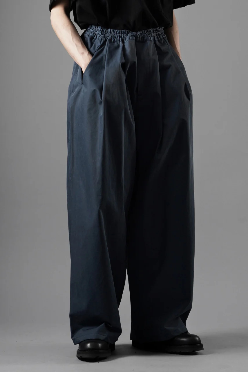 F/CE. TECH KERSEY WIDE DRAPE TROUSER (NAVY) - Image 4