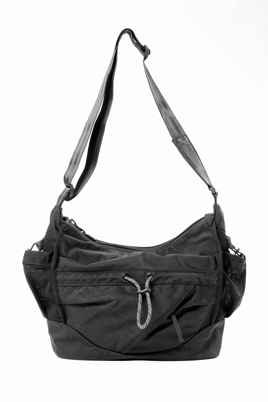 F/CE. TEXTURED TWILL 2 WAY SHOULDER TOTE (BLACK)